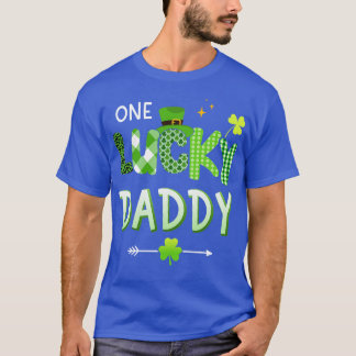 T-shirt Un papa chanceux pour père de famille Jour de la S