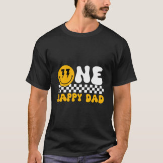 T-shirt Un papa heureux Dude Tee - shirt 1ère fête d'anniv