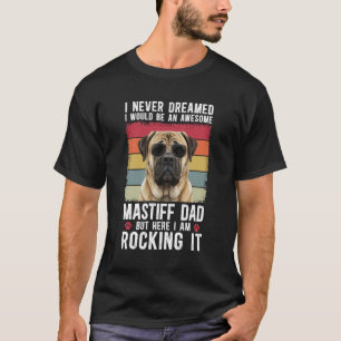 T-shirt un Papa Mastiff génial d'un père Mastiff anglais g