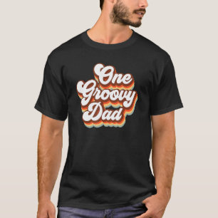 T-shirt Un papa super cool Papa rétro Hippie Anniversaire 