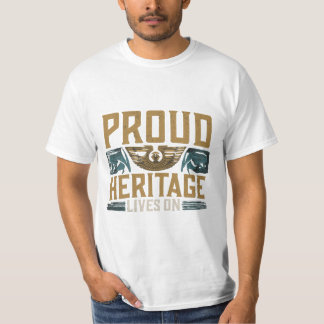 T-shirt Un Patrimoine Fière Vit En Vie