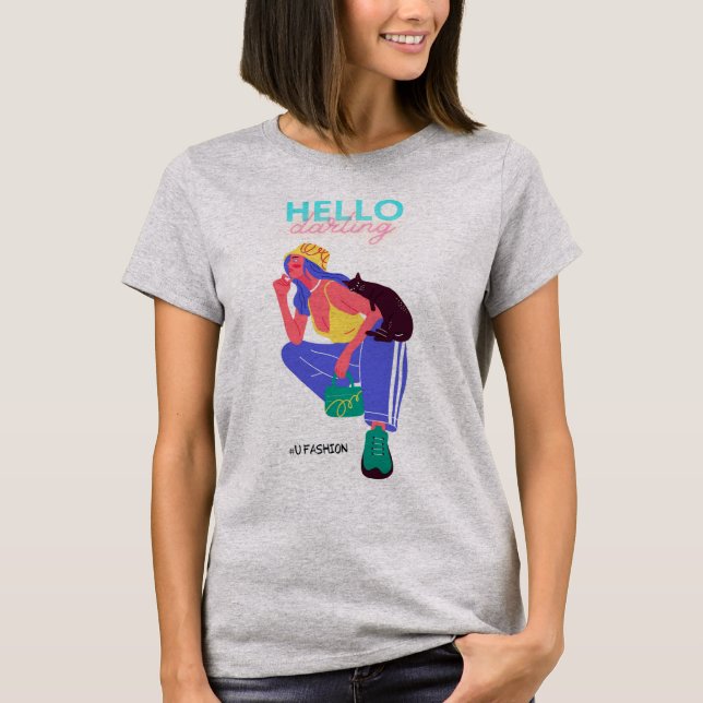 T-shirt "Un paysage de rêve chéri" (Devant)