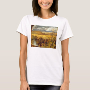 T-shirt Un paysage des montagnes, c.1825-35 (huile à bord