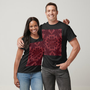 T-shirt Un Peony Bohemian Abstrait Floral Graphic