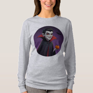 T-shirt Un perf sweatshirt ludique Halloween Vampire