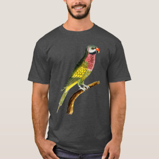 T-shirt Un perroquet coloré sur une branche d'arbre