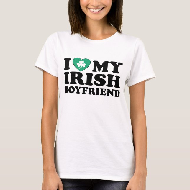 T-shirt Un petit ami irlandais (Devant)