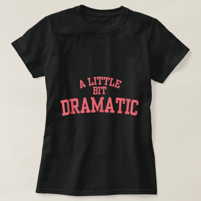 T-shirt Un Petit Débardeur Dramatique (Design devant)