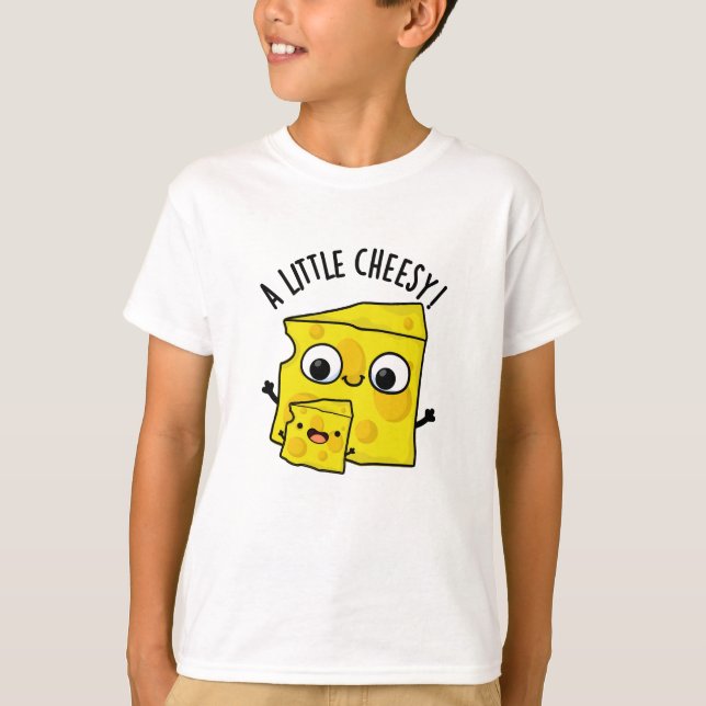 T-shirt Un Petit Jeu De Nourriture Fantaisante Et Fromage (Devant)