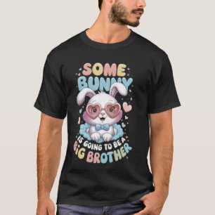 T-shirt Un petit lapin va être un grand frère de Pâques