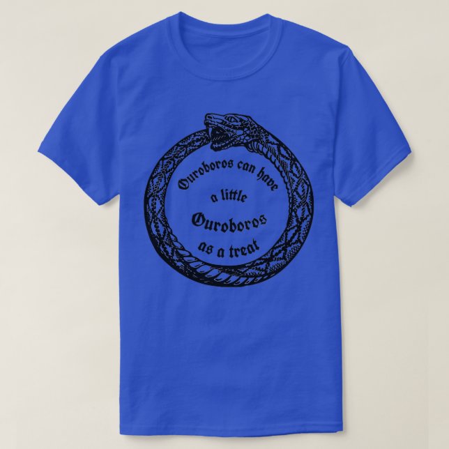 T-shirt Un Petit Ouroboros (Design devant)