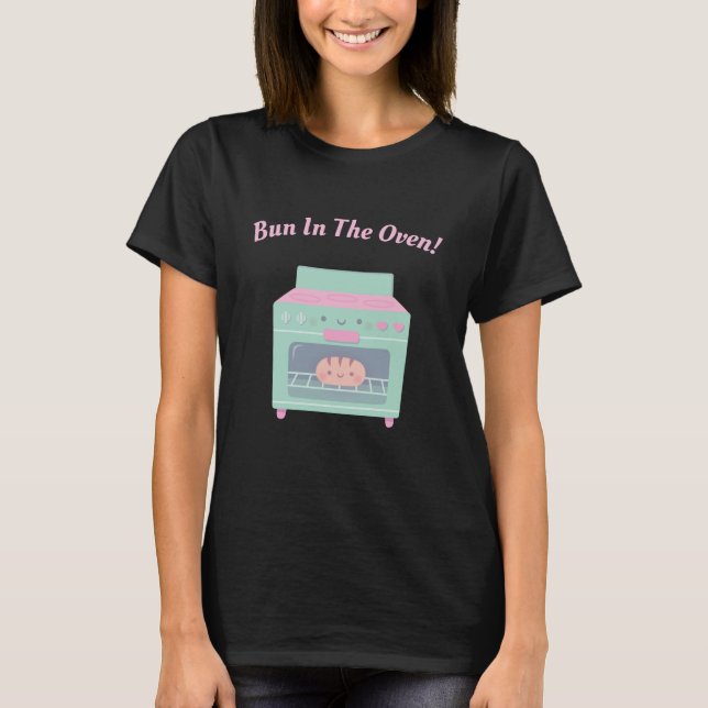 T-shirt Un petit pain au four pour maman (Devant)