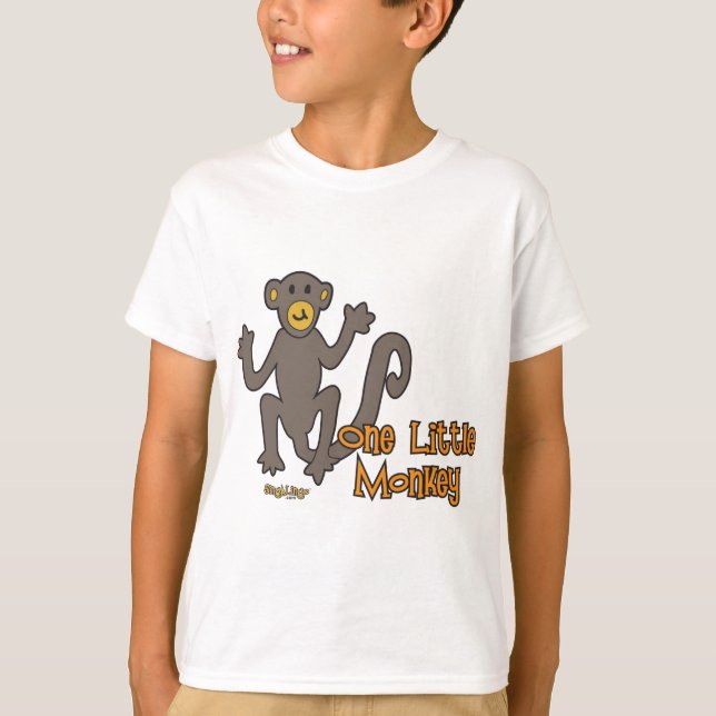 T-shirt Un petit singe (Devant)