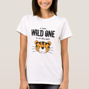 T-shirt Un peu sauvage est en route safari tigre mignon