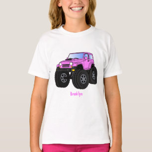 T-shirt Un Pink Monster Cartoon
