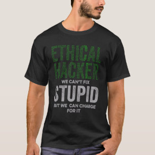 T-shirt Un pirate éthique charge Cybersécurité It Pen Test