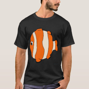 T-shirt Un poisson clown rond de style kugli cartoon X