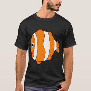 T-shirt Un poisson clown rond de style kugli cartoonesque