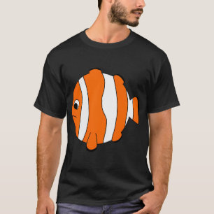 T-shirt Un poisson clown rond de style kugli façon dessin