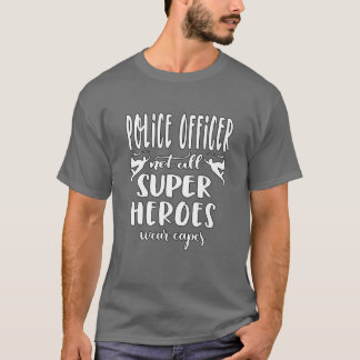 T-shirt Un Policier Drôle Dit Officier De Police