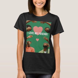 T-shirt un post instagram carré avec des musiciens encadra