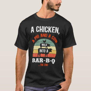 T-shirt Un Poulet Un Cochon