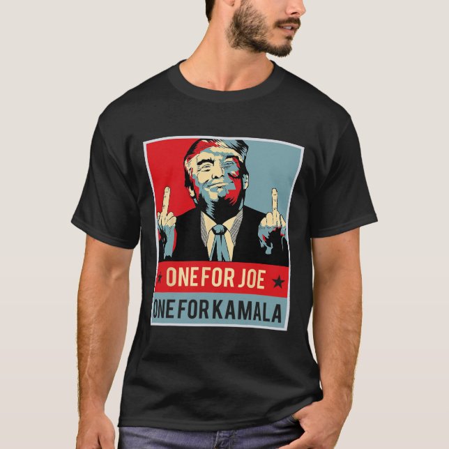 T-shirt Un pour Joe Un pour Kamala (Devant)
