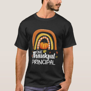 T-shirt Un Principal Remercié Drôle Feuilles Automne L'Aut
