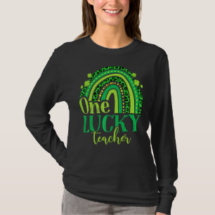T-shirt Un professeur chanceux Rainbow St Patricku2019s Da