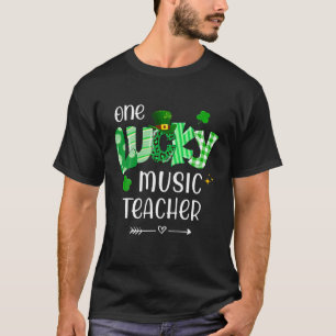 T-shirt Un professeur de musique chanceux Cadeaux professe