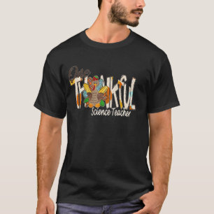 T-shirt Un Professeur De Science Remercié Turquie Remercié