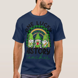 T-shirt Un professeur d'histoire chanceuse Gnomes St