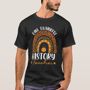 T-shirt Un professeur d'histoire de remerciement Rainbow L