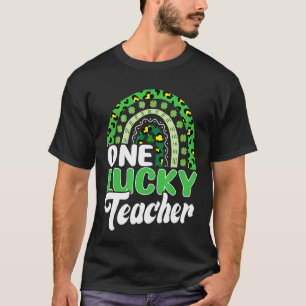 T-shirt Un Professeur Lucky Rainbow St Patrick S Day Appre