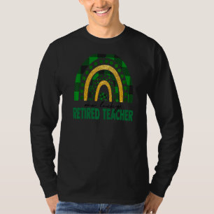 T-shirt Un Professeur Lucky Retraité Rainbow Jour de la Sa