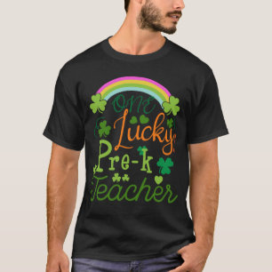T-shirt Un Professeur Pré-K chanceux St Patricku2019s Jour