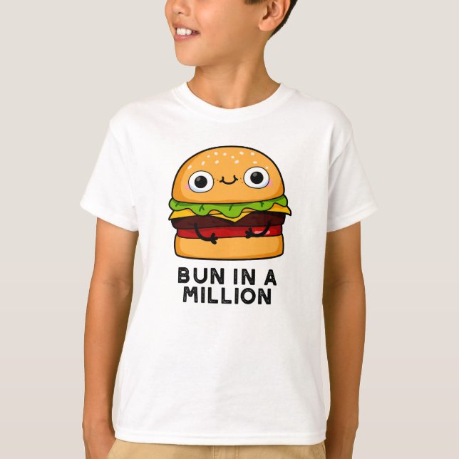T-shirt Un Pun Dans Un Million Drôle De Burger Pun (Devant)