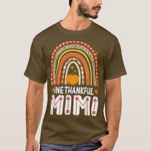 T-shirt Un Remerciant Mimi Rainbow Leopard Automne Plus Qu
