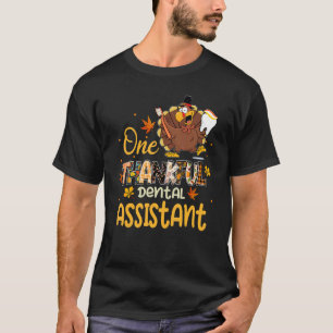 T-shirt Un Remerciement Dental Assistant Turquie Pilgrim M