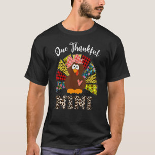 T-shirt Un Remerciements Nini Turquie Leopart Thankgivgiva