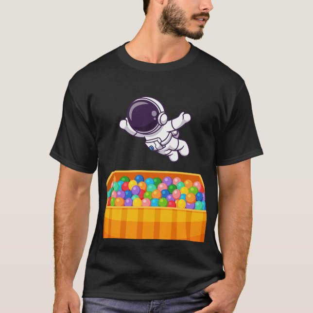 T-shirt : Un saut cosmique pour s'amuser (Devant)