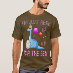 T-shirt Un sexe drôle révèle la grossesse dinosaures bébé