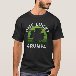 T-shirt Un Shamrock Lucky Grumpa Sunset Irish St Patrick