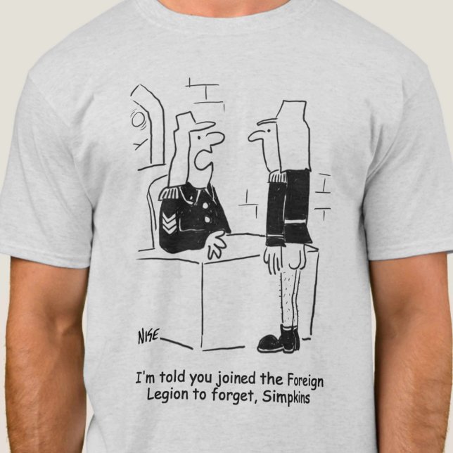 T-shirt Un soldat en caricature de la Légion étrangère fra (Créateur téléchargé)