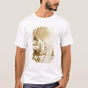 T-shirt Un sommeil c.1654 de jeune femme