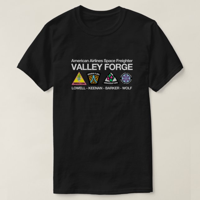 T-shirt Un Space Freighter Valley Forge Floras (Silent Run (Design devant)