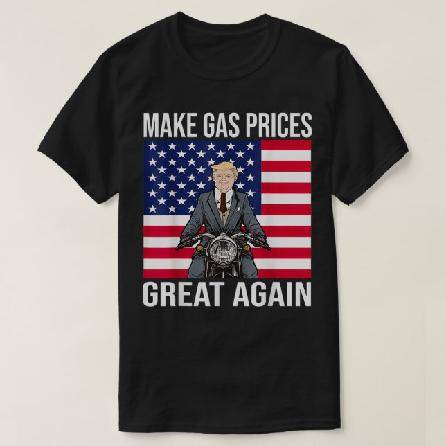 T-shirt Un sympathique partisan de Trump qui renoue avec l (Design devant)