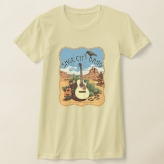 T-shirt Un tee-shirt pour femmes avec un design de groupe 