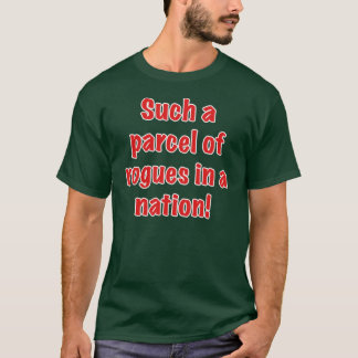 T-shirt Un tel colis des escrocs dans une nation