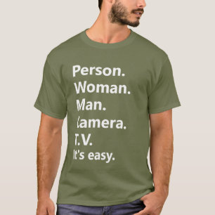 T-shirt Un test de mémoire Trump pour une femme en person